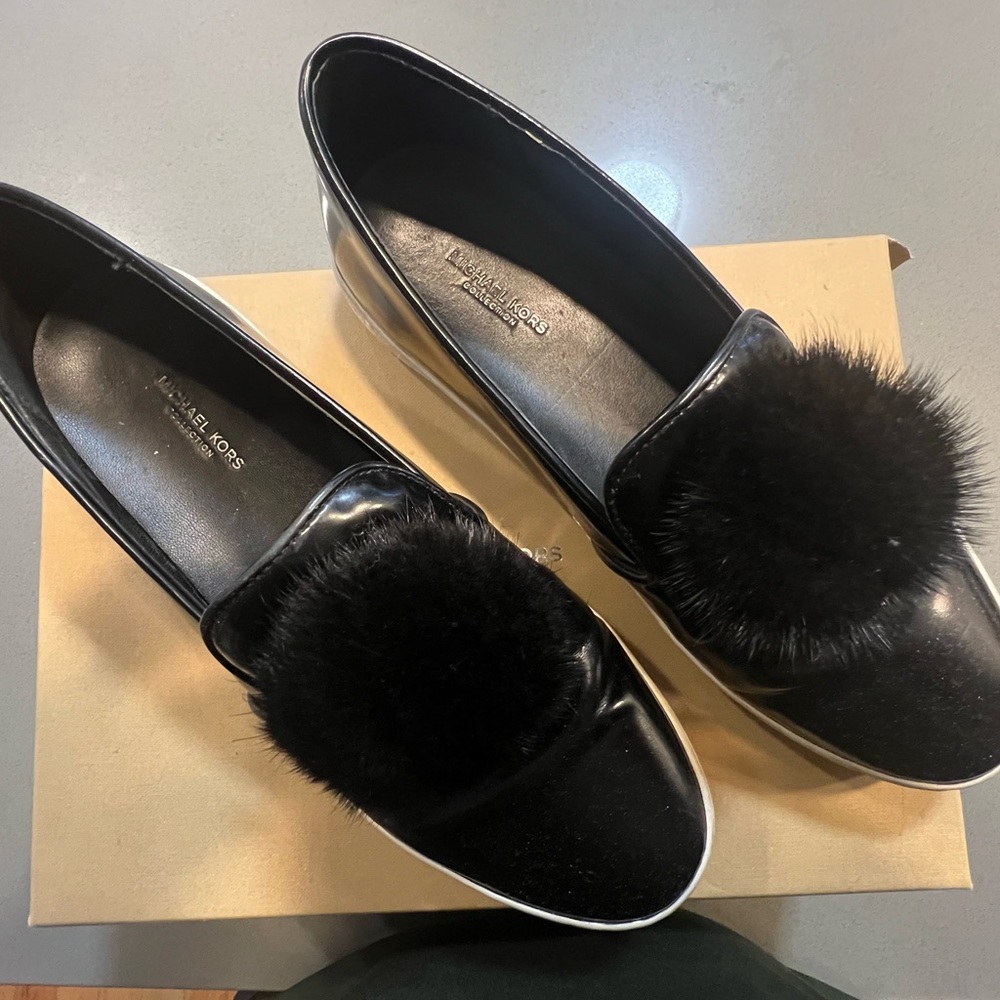 Micheal Kors  collection  black flats